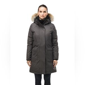 Nobis Grey Meredith Parka, size Small